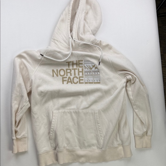 The North Face Sweaters - The North Face Women`s Off-White Hoodie Sz L
